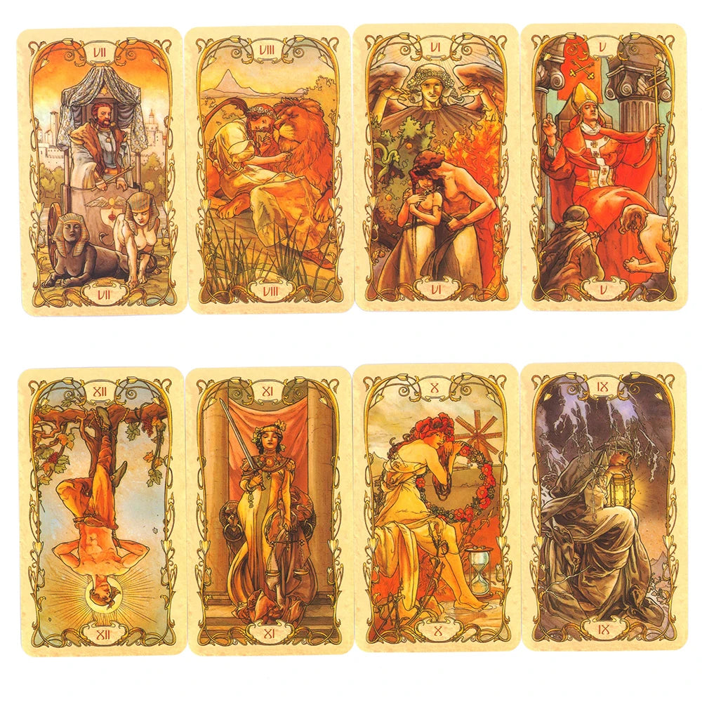 Tarot Deck in English Italian Spanish French German Russian Divination Cards For Beginners Love Deck Boardgame