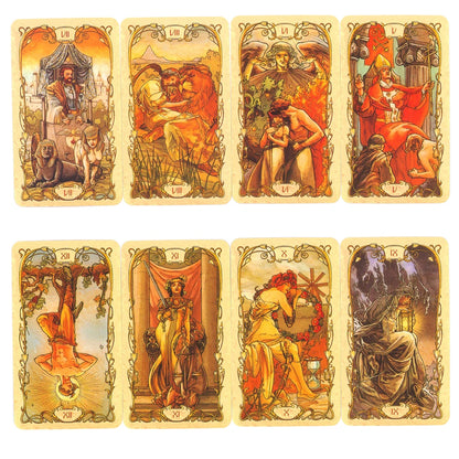 Tarot Deck in English Italian Spanish French German Russian Divination Cards For Beginners Love Deck Boardgame