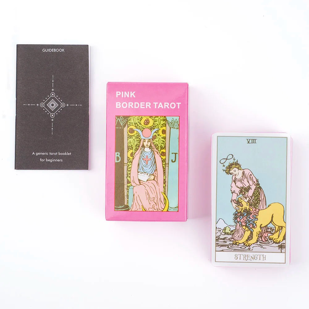 Pink border tarot