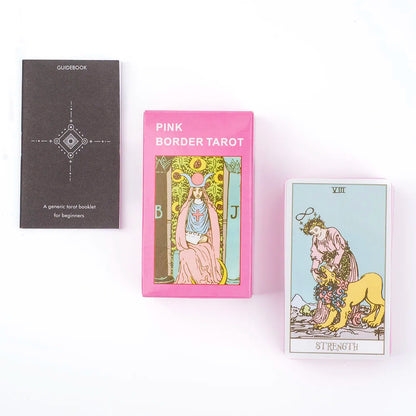 Pink border tarot
