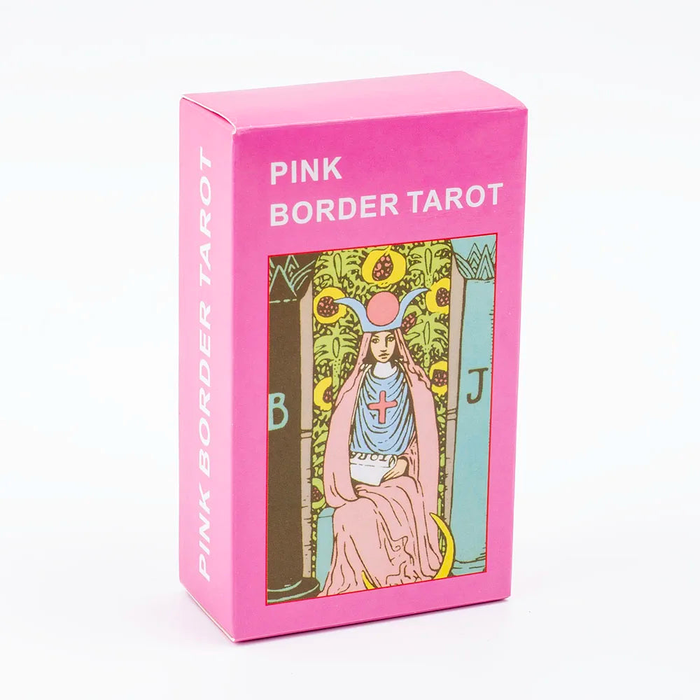 Pink border tarot