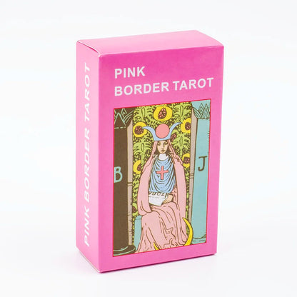 Pink border tarot