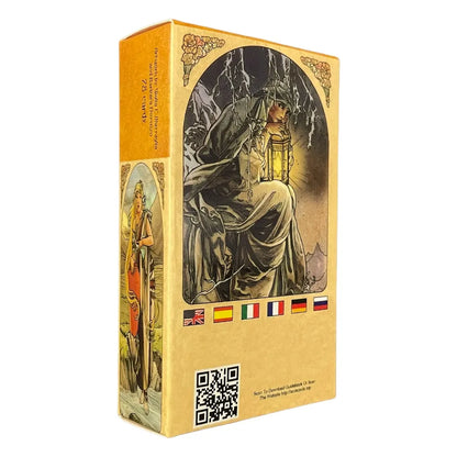 Tarot Deck in English Italian Spanish French German Russian Divination Cards For Beginners Love Deck Boardgame