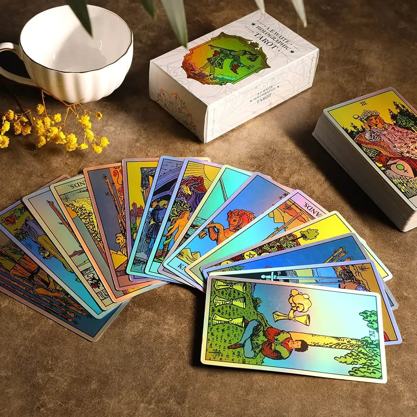 A.e Waite Holographic Tarot