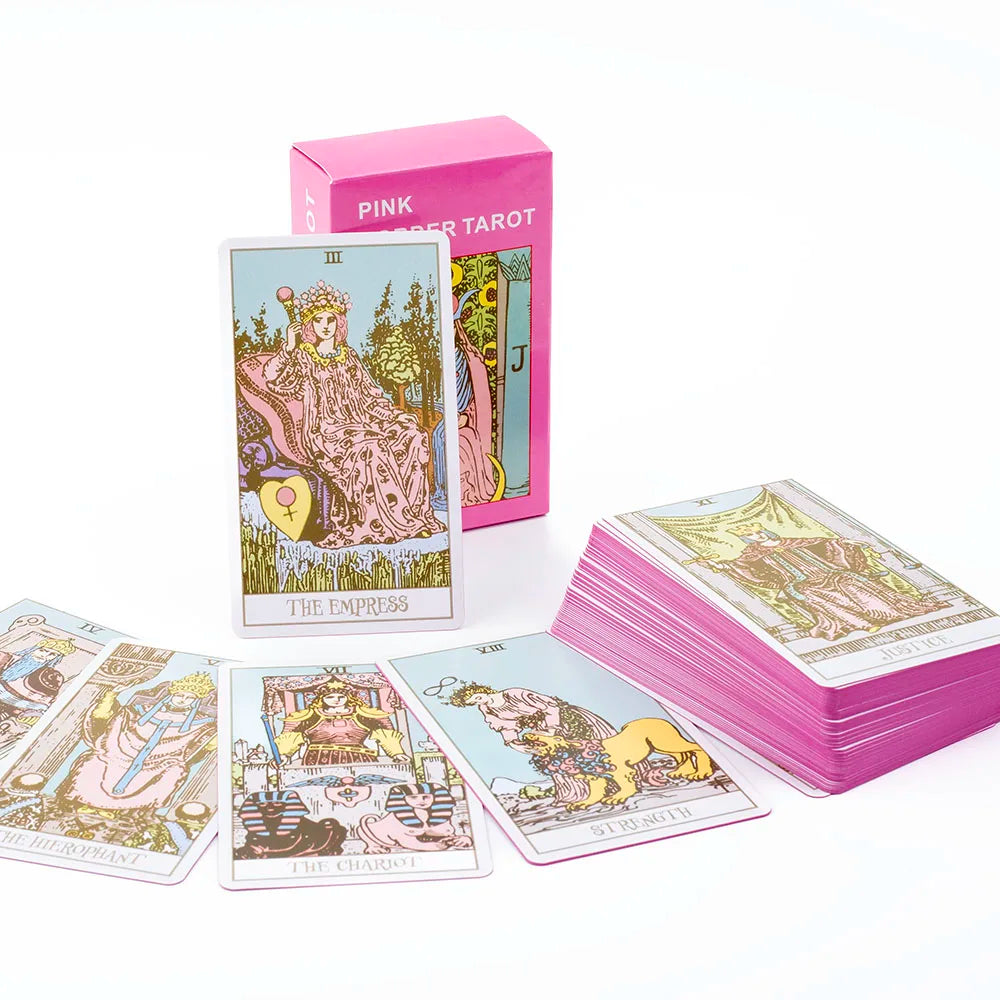 Pink border tarot