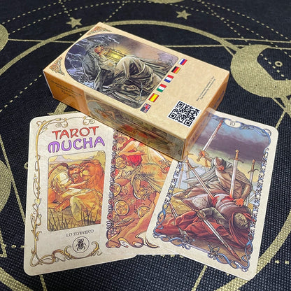 Tarot Deck in English Italian Spanish French German Russian Divination Cards For Beginners Love Deck Boardgame